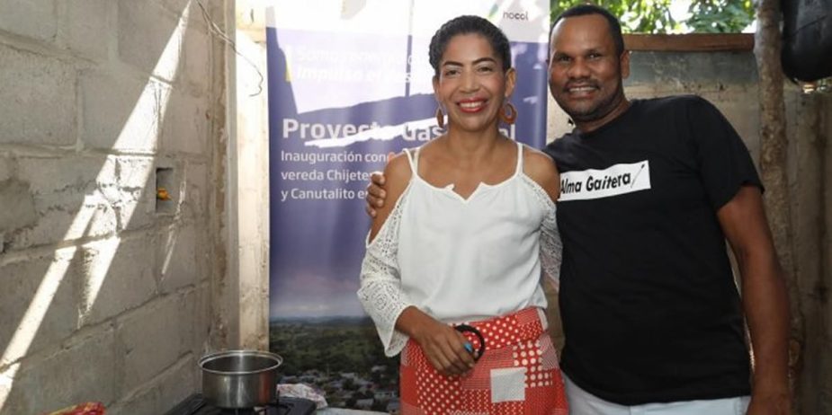 Promigas, Surtigas y Hocol conectan 740 familias al servicio de gas natural Naturgas