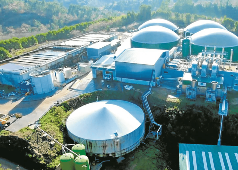 estación de biogás de Navia (Asturias