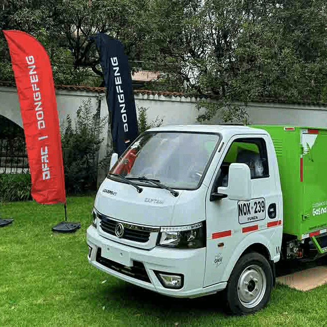 Llegaron a Colombia los primeros camiones DFAC Dongfeng con gas natural