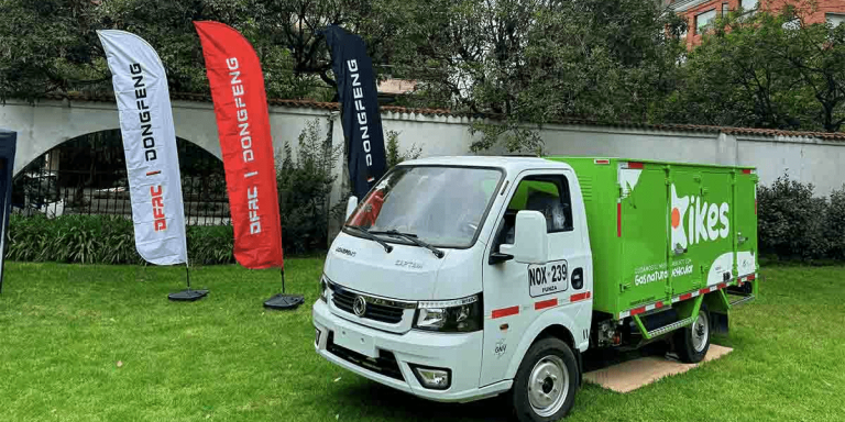 Llegaron a Colombia los primeros camiones DFAC Dongfeng con gas natural