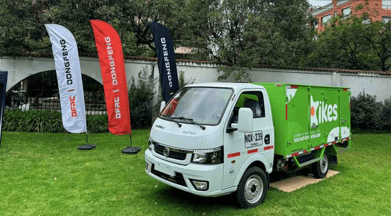 Llegaron a Colombia los primeros camiones DFAC Dongfeng con gas natural