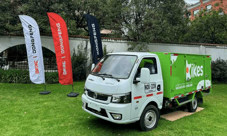 Llegaron a Colombia los primeros camiones DFAC Dongfeng con gas natural Llegaron a Colombia los primeros camiones DFAC Dongfeng con gas natural