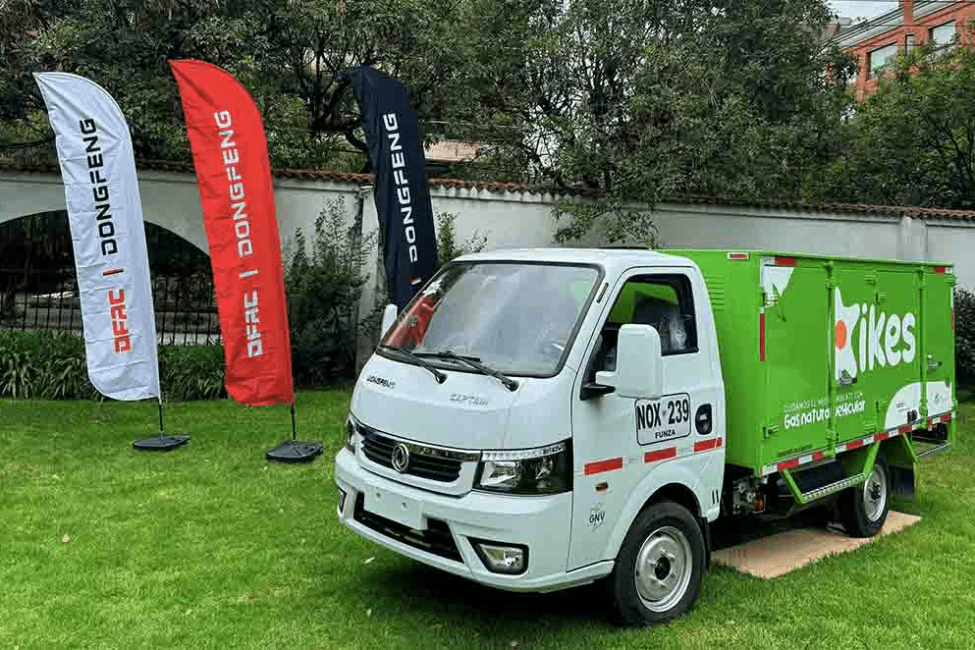 Llegaron a Colombia los primeros camiones DFAC Dongfeng con gas natural