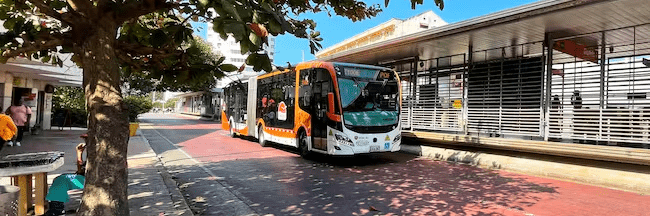 Plan piloto para la implementación de buses impulsados por hidrógeno en Cartagena