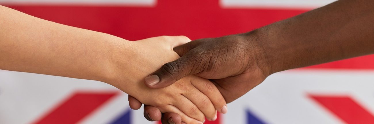 Business British handshake Business british