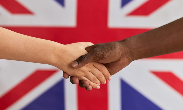 Business British handshake Business british
