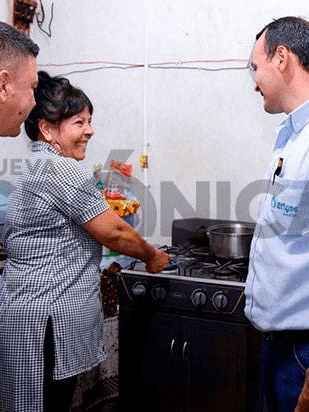 Familias al gas natural