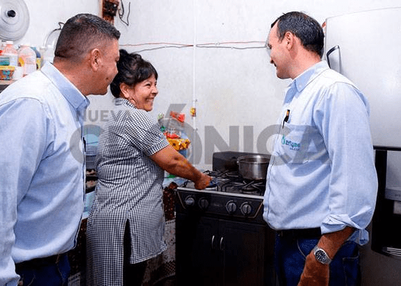 Familias al gas natural