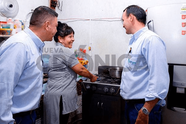 Familias al gas natural