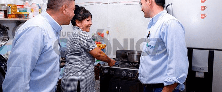 Familias al gas natural