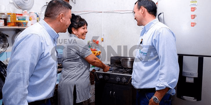 Familias al gas natural