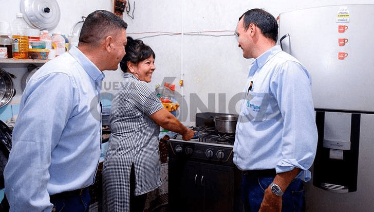 Familias al gas natural