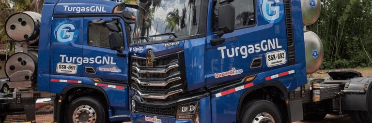 Ecopetrol inició transporte de crudo con tractocamiones a gas natural licuado: “Reduce las emisiones y el ruido” Ecopetrol inició transporte de crudo con tractocamiones a gas natural licuado: “Reduce las emisiones y el ruido”