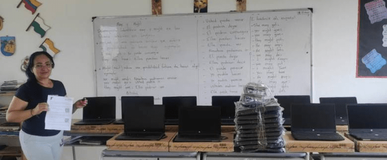 Fiduprevisora y Hocol entregan dotaciones por $7.800 millones a escuelas antioqueñas en obras por impuestos