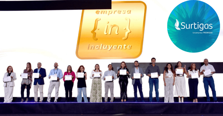 Surtigas reconocida como empresa INspiradora 2024 por su sistema de gas prepago