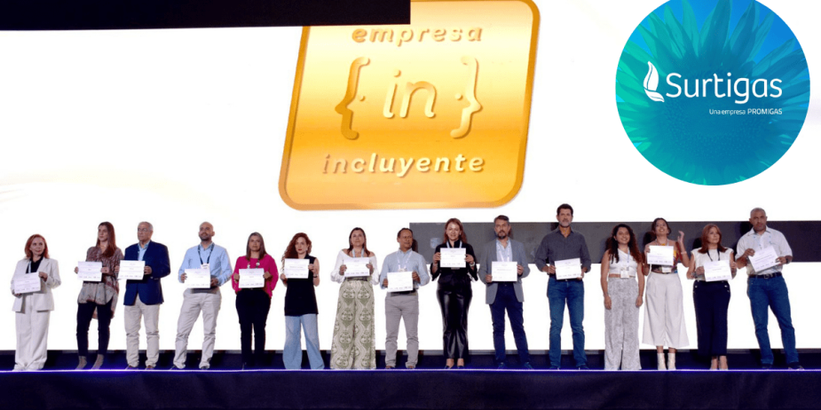 Surtigas reconocida como empresa INspiradora 2024 por su sistema de gas prepago Surtigas reconocida como empresa INspiradora 2024 por su sistema de gas prepago