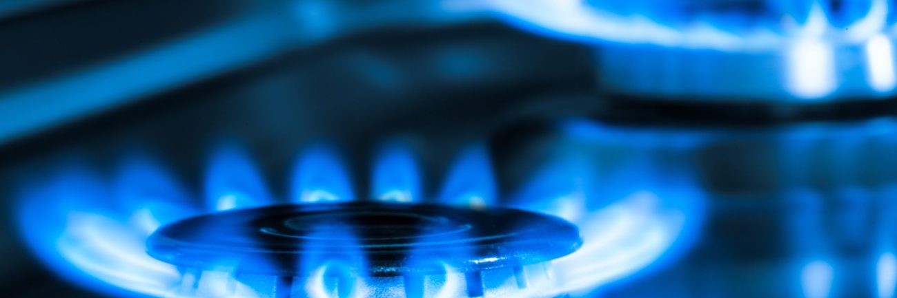 Gas Burners with Blue Flames