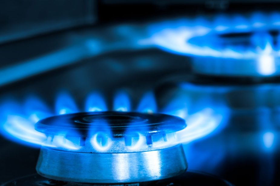 Gas Burners with Blue Flames