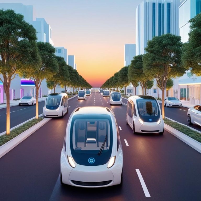 Una ciudad inteligente con carros a gas natural