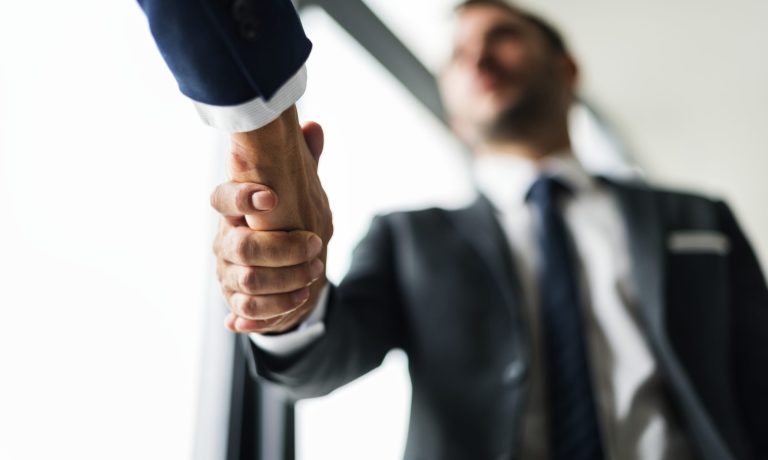 Handshake Business Men Concept