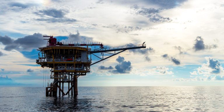 Offshore Industry oil and gas production platform