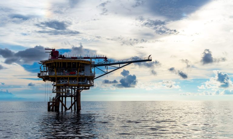 Offshore Industry oil and gas production platform