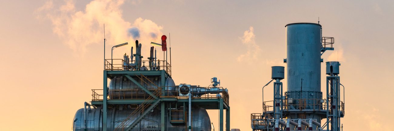 industrial plant area.