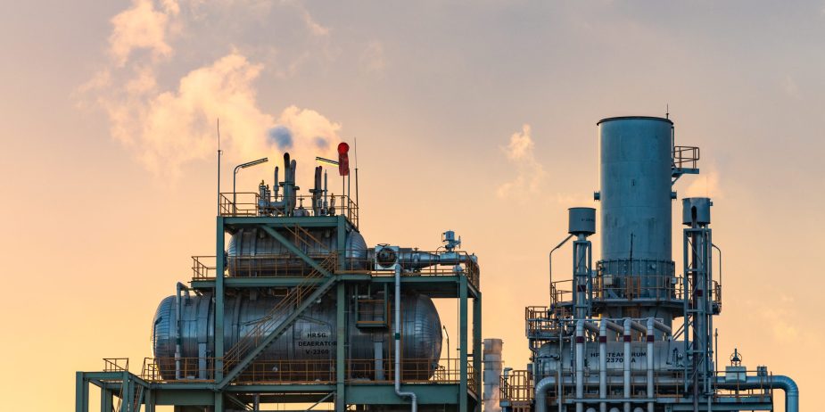 industrial plant area.