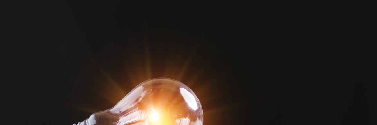 New idea concept with coins stack save power to save the earth,