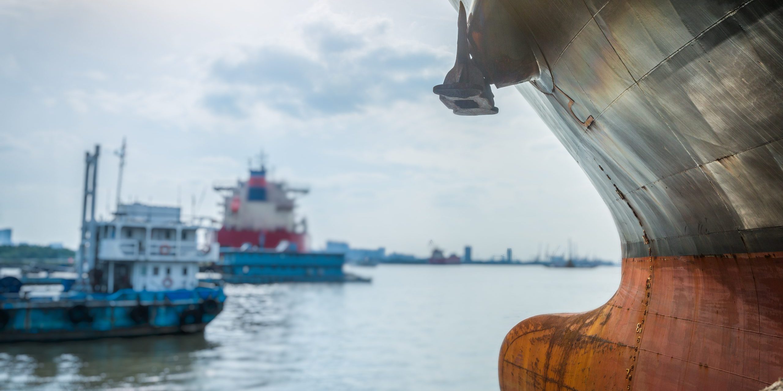 Cargo container ship
