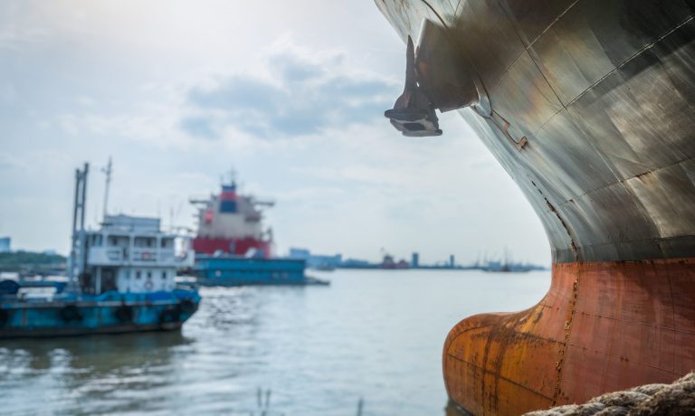 Cargo container ship