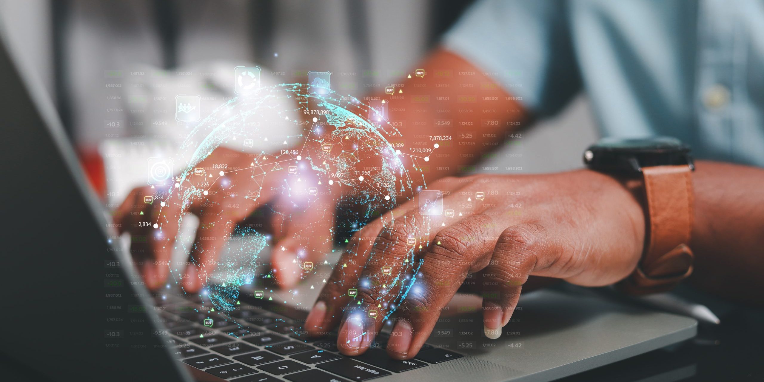 concept of achieving goals Businessman presenting business inves