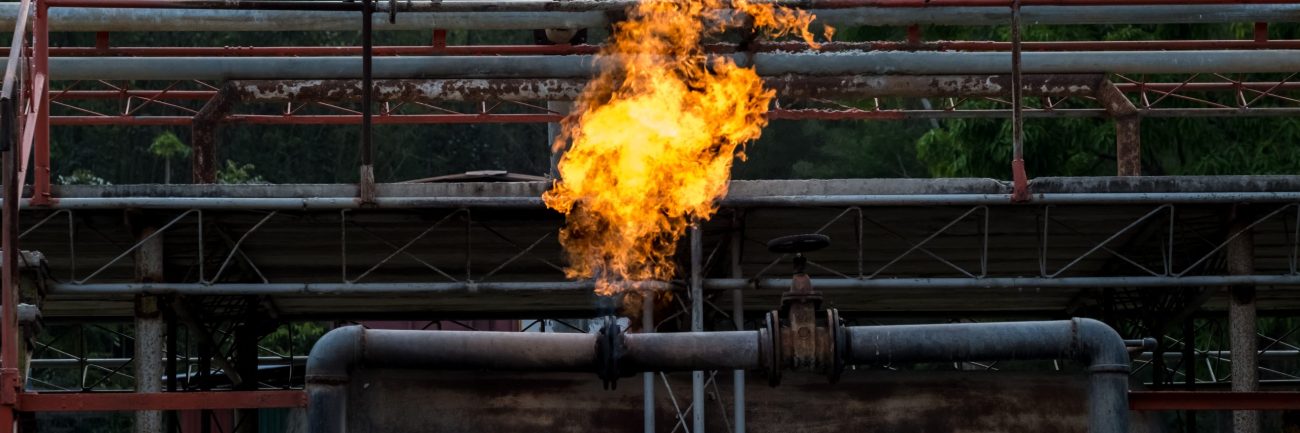 blaze fire flame from gas pipe