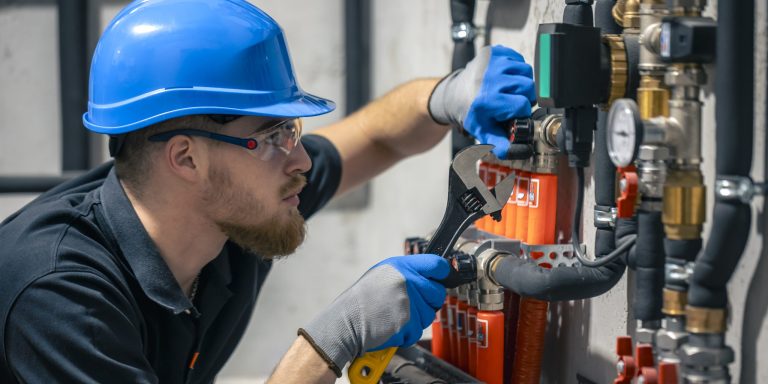 Adjusting heating valves in a residential building