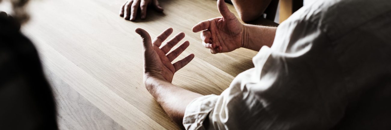 Diverse friends gathering together