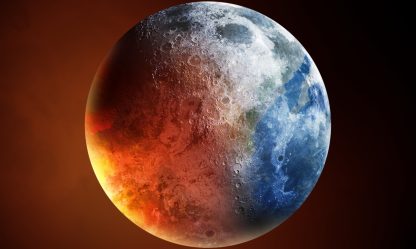 Overheating planet earth global warming campaign mixed media