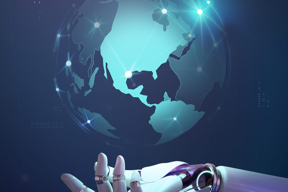 Technology global AI race, information network connection