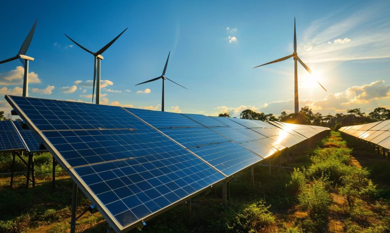 solar-panels-farm-wind-turbine-concept-renewable-energy