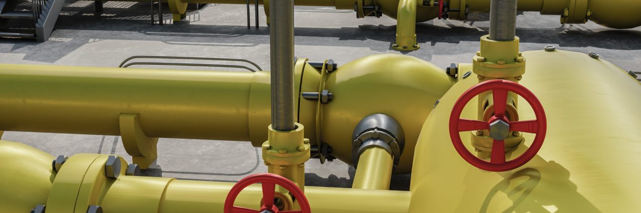 yellow-pipes-with-red-valves-arrangement