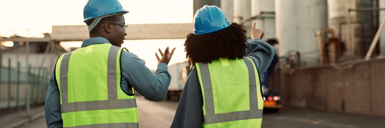 construction-worker-team-discussion-with-walking-logistics-site-morning-inspection-architecture-shipping-industry-collaboration-outdoor-with-meeting-project-management