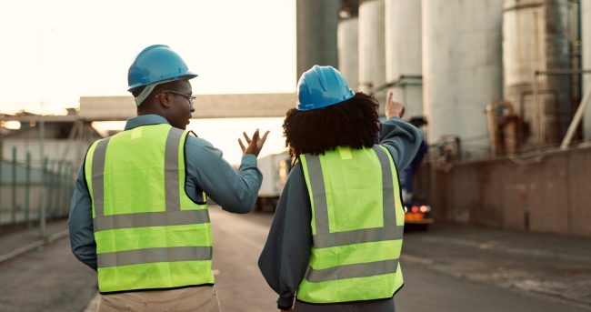 construction-worker-team-discussion-with-walking-logistics-site-morning-inspection-architecture-shipping-industry-collaboration-outdoor-with-meeting-project-management